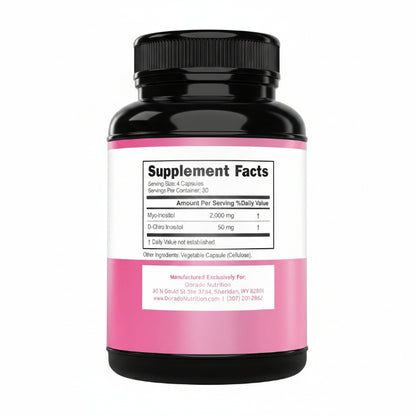 Inositol Suplemento Hormonal 120 Cápsulas — Myo & D-Chiro 40:1
